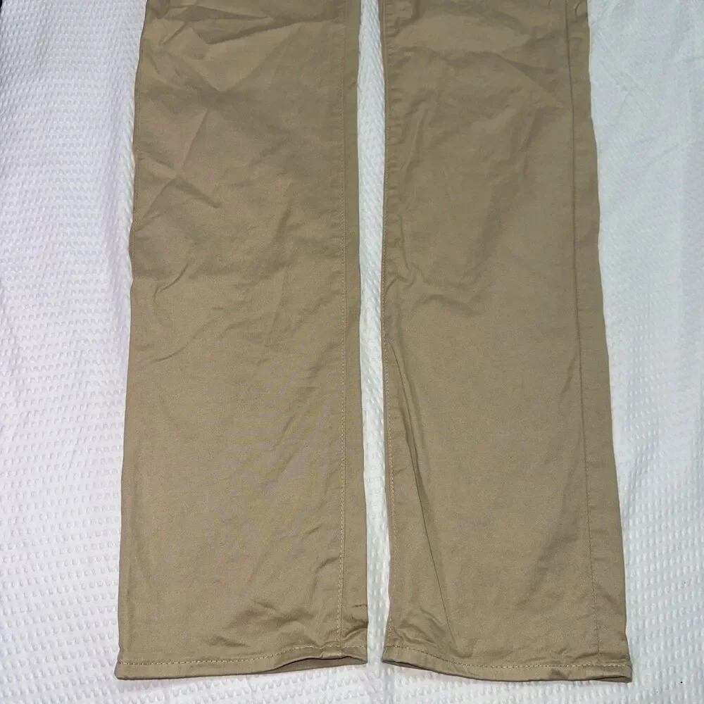 AG Adriano Goldschmied The Marchbox Jeans Mens 34x34 Khaki Tailored Leg Denim